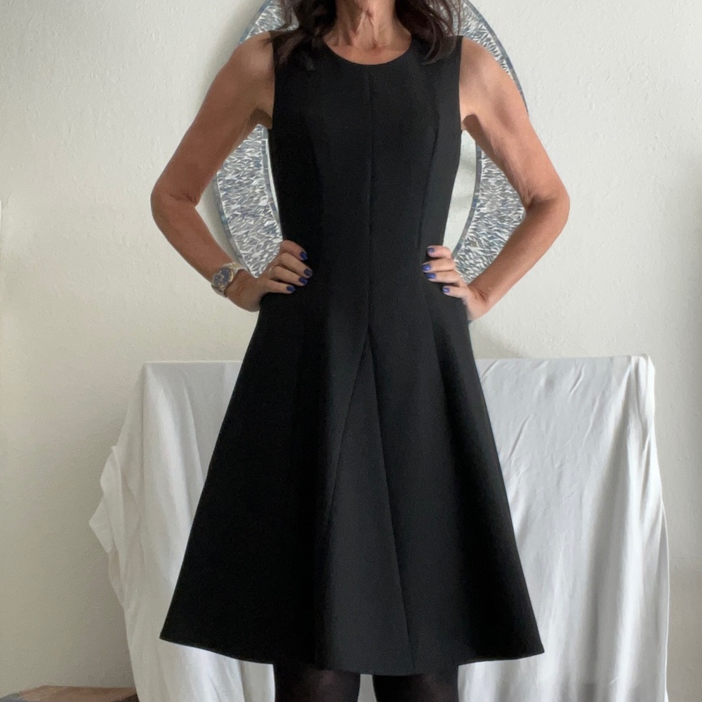 Hugo Boss Fit and Flare Dress Sleeveless Below Knee size 2